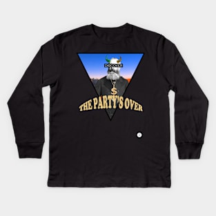 The Party's Over Kids Long Sleeve T-Shirt